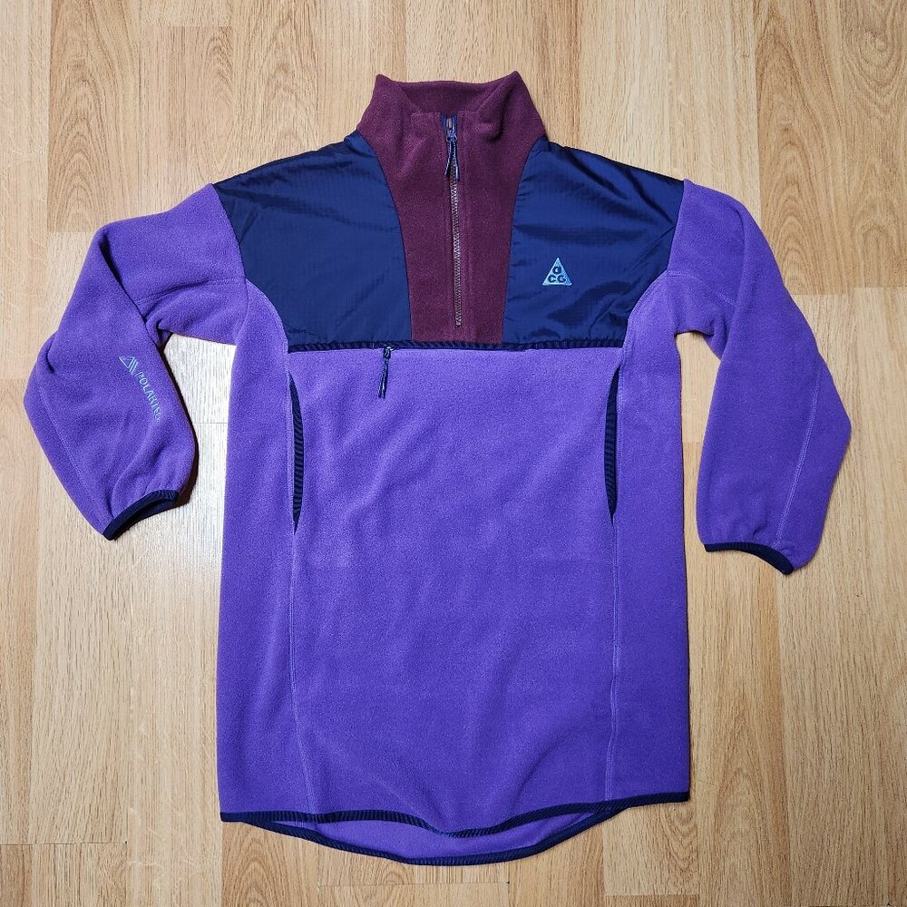 Nike ACG 1/4 zip pullover fleece jacket Unisex Kids sz L Large Polartec NWT NEW